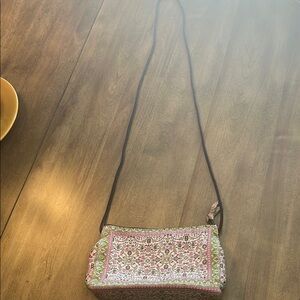 Floral Patterned Crossbody Bag
